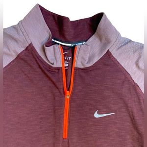 NIKE DRI-Fit women’s 1/2 half zip pullover shirt size XL